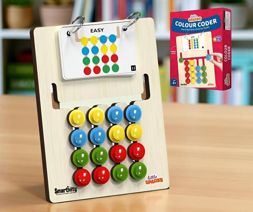 Montessori Color Matching Puzzle Game for Kids – Educational Slide Toy for Learning Colors & Patterns