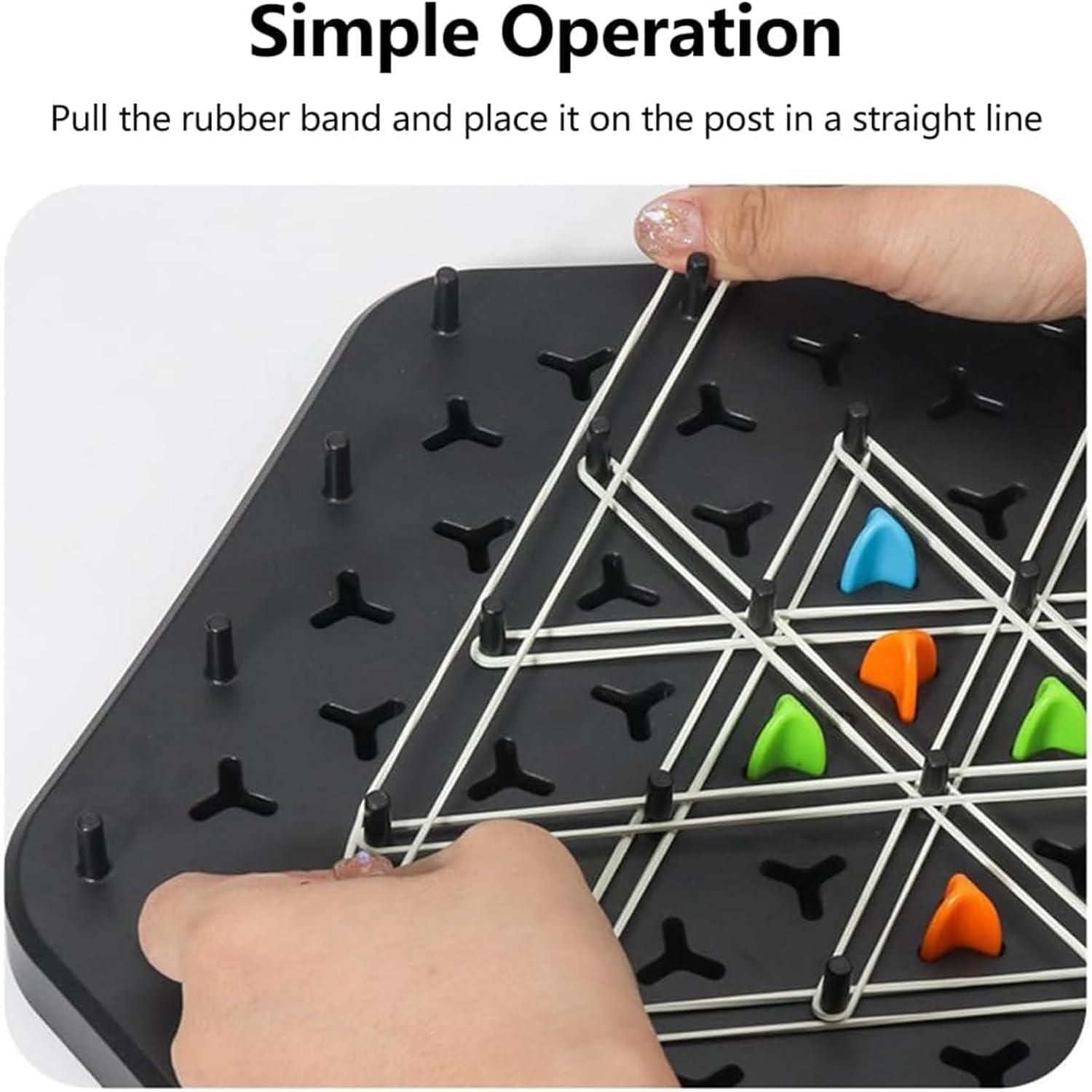 Chain Triangle Chess Game for kids and adults