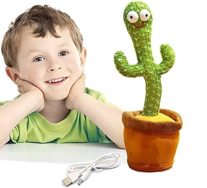 LED Musical Dancing & Mimicry Cactus Toy for Happy Kids