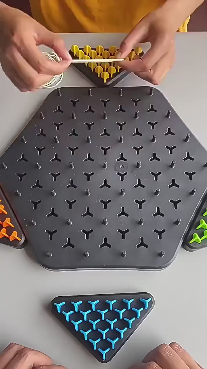 Chain Triangle Chess Game for kids and adults